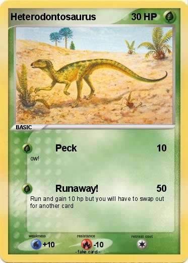 Pokemon Heterodontosaurus