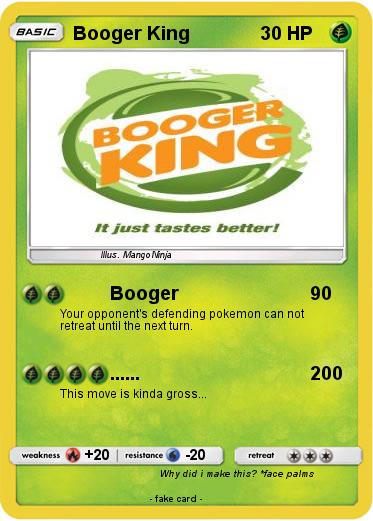 Pokemon Booger King