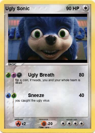 Pokemon Ugly Sonic