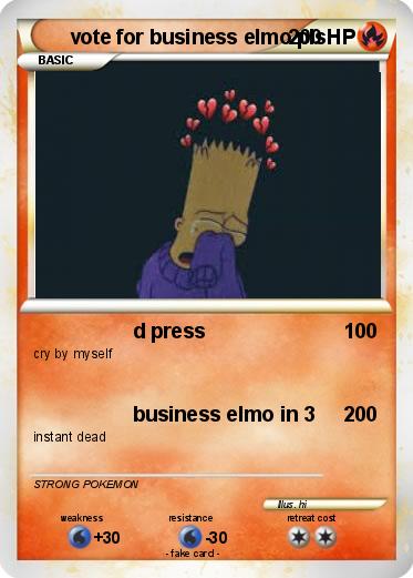 Pokemon vote for business elmo pls