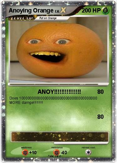 Pokemon Anoying Orange