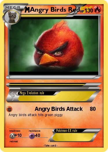Pokemon Angry Birds Red