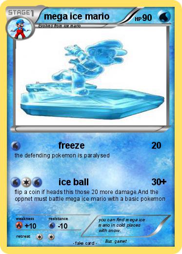 Pokemon mega ice mario