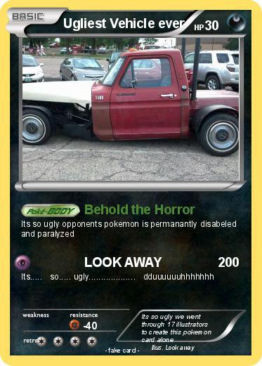 Pokemon Ugliest Vehicle ever
