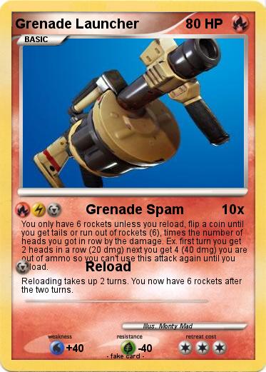 Pokemon Grenade Launcher