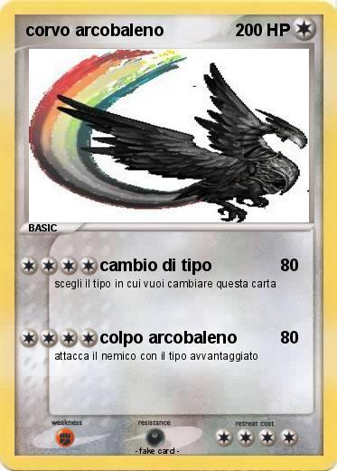Pokemon corvo arcobaleno