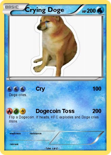 Pokemon Crying Doge