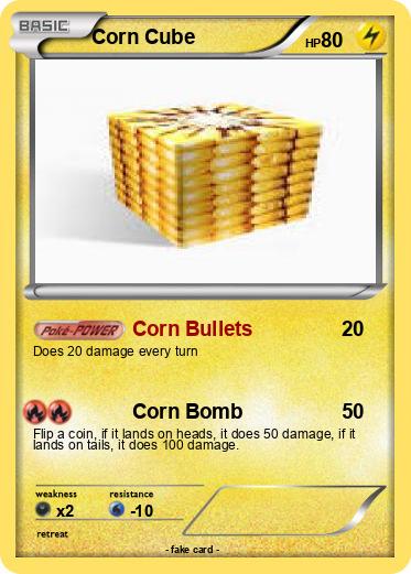 Pokemon Corn Cube