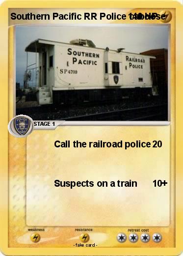 Pokemon Southern Pacific RR Police caboose