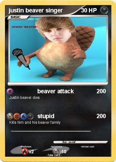 Pokemon justin beaver singer
