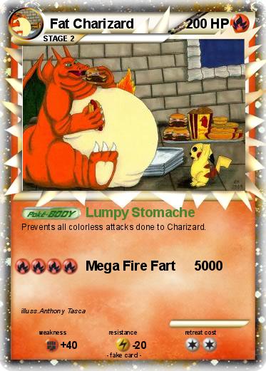 Pokemon Fat Charizard