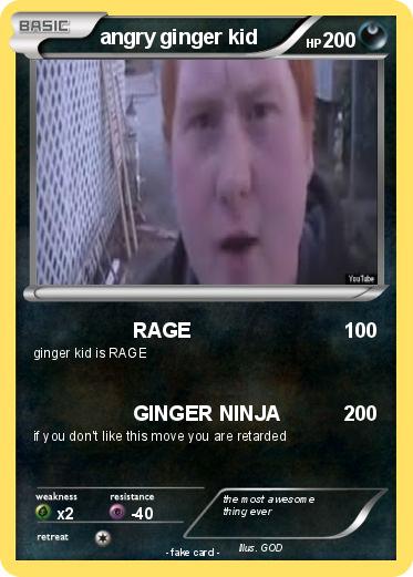 Pokemon angry ginger kid