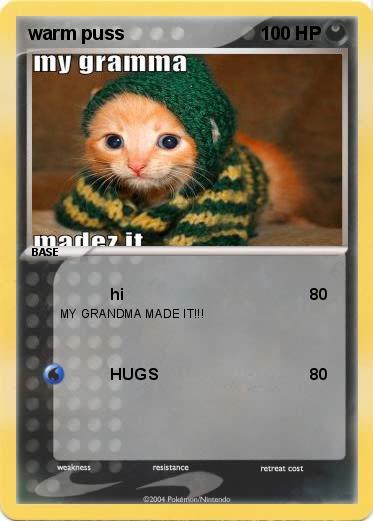 Pokemon warm puss