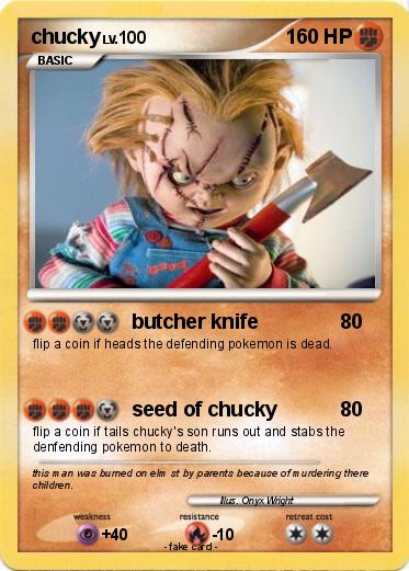 Pokémon chucky 108 108 - butcher knife - My Pokemon Card