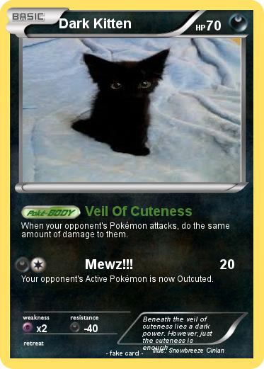 Pokemon Dark Kitten