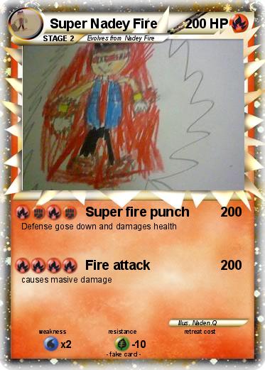 Pokemon Super Nadey Fire