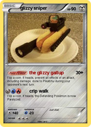 Pokemon glizzy sniper