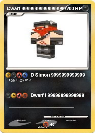 Pokemon Dwarf 99999999999999999