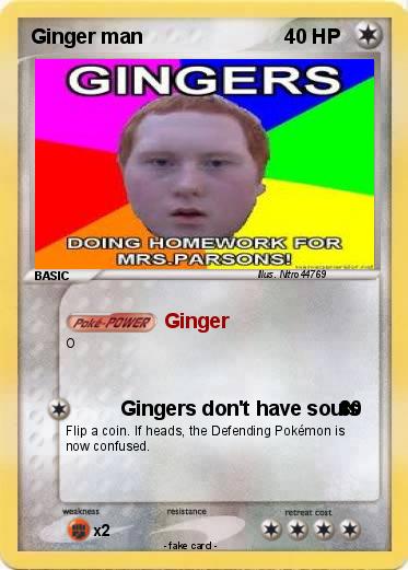 Pokemon Ginger man