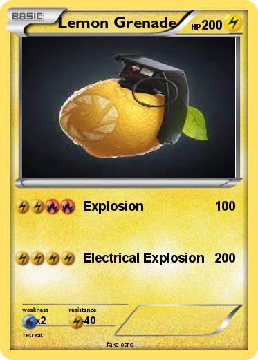 Pokemon Lemon Grenade