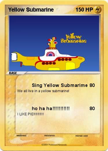 Pokemon Yellow Submarine