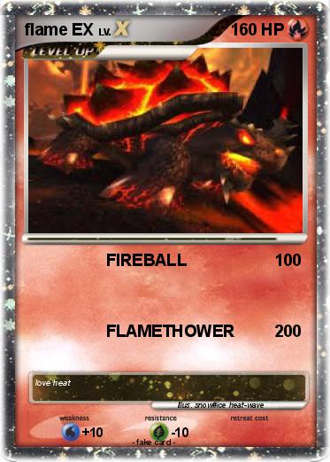 Pokemon flame EX