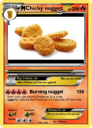 Pokemon Chicky nugget