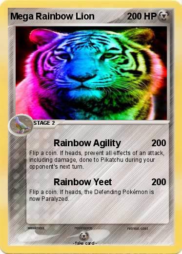 Pokemon Mega Rainbow Lion
