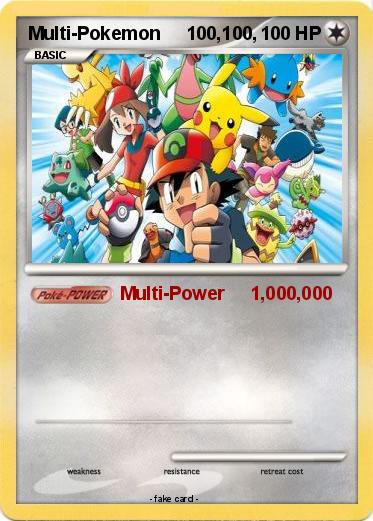 Pokemon Multi-Pokemon     100,100,