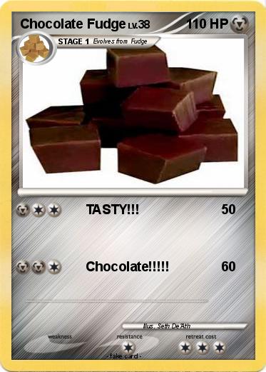 Pokemon Chocolate Fudge
