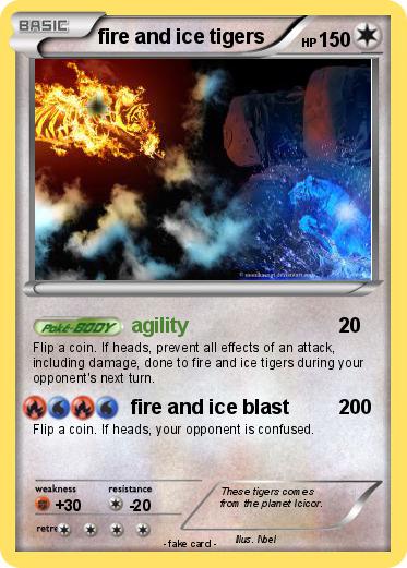 Pokemon fire and ice tigers