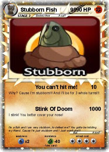 Pokemon Stubborn Fish         99