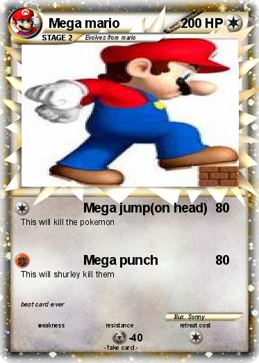 Pokemon Mega mario