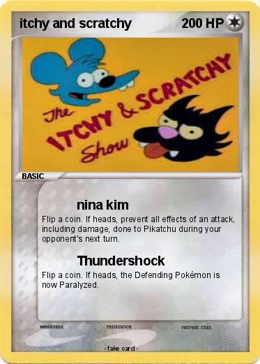 Pokemon itchy and scratchy