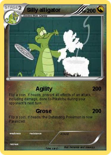 Pokemon Silly alligator