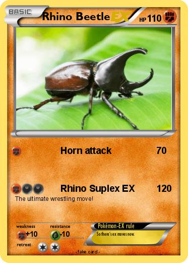 Pokemon Rhino Beetle