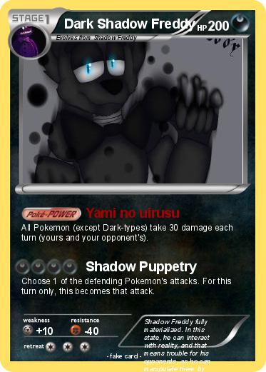 Pokemon Dark Shadow Freddy