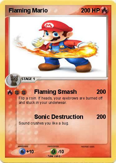 Pokemon Flaming Mario