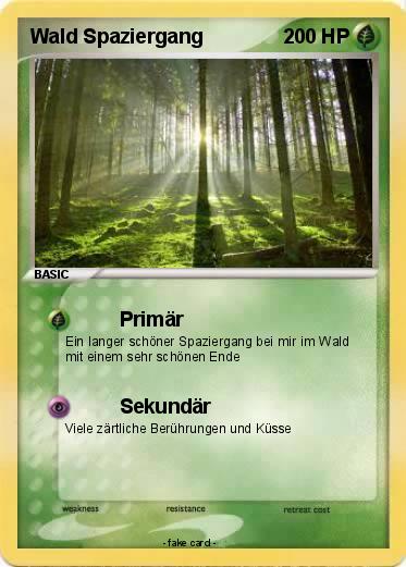 Pokemon Wald Spaziergang