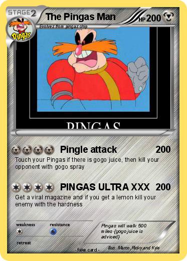 Pokemon The Pingas Man
