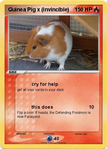 Pokemon Guinea Pig x (invincible)