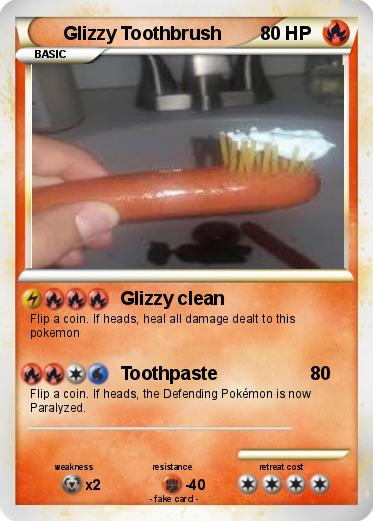 Pokemon Glizzy Toothbrush