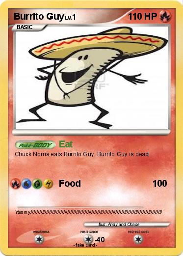 Pokemon Burrito Guy