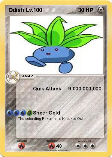 Pokemon Odish Lv.100