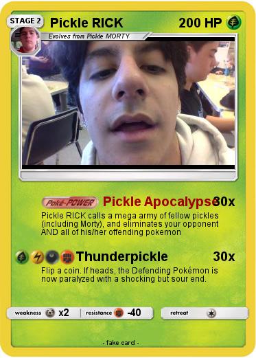 Pokemon Pickle RICK
