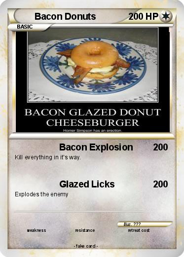 Pokemon Bacon Donuts