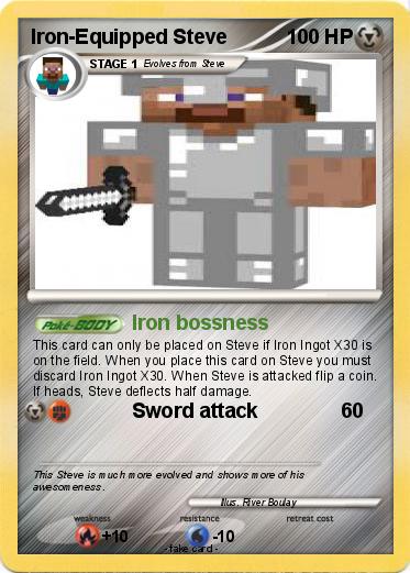 Pokemon Iron-Equipped Steve