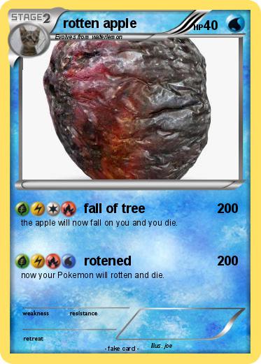 Pokemon rotten apple