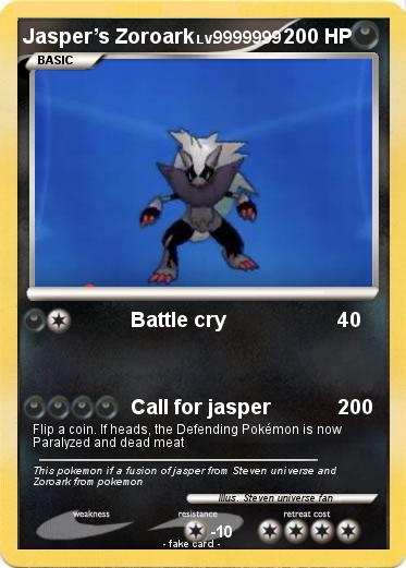 Pokemon Jasper’s Zoroark