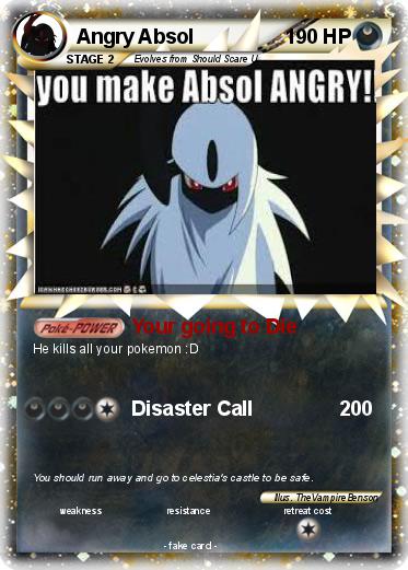 Pokemon Angry Absol